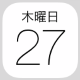 iPhone標準のカレンダーアプリ