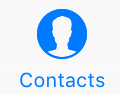 System Itemに「Contacts」を設定