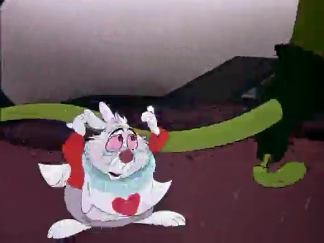 不思議の国のアリス23 ハシゴを持ったトカゲにミスターラビットの家に入ってもらうようお願いする はじはじ英語研究