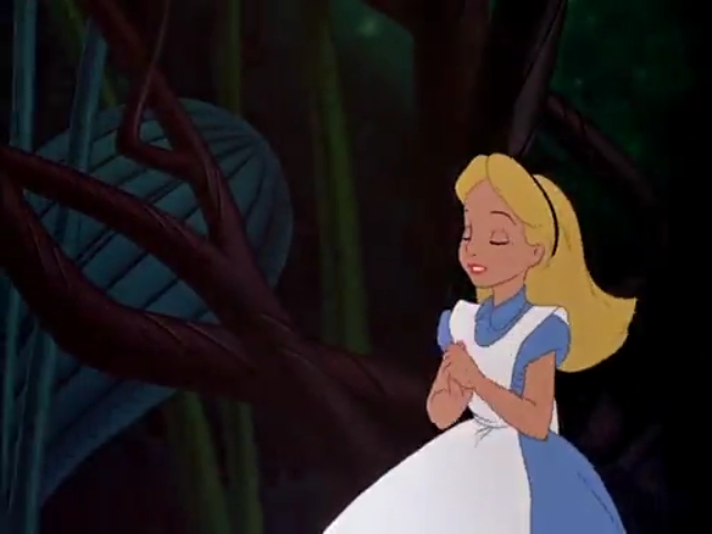 不思議の国のアリス30「花に花と間違われ、こんな花を見たことないと