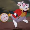 アニメで英語「急いで走るウサギ」